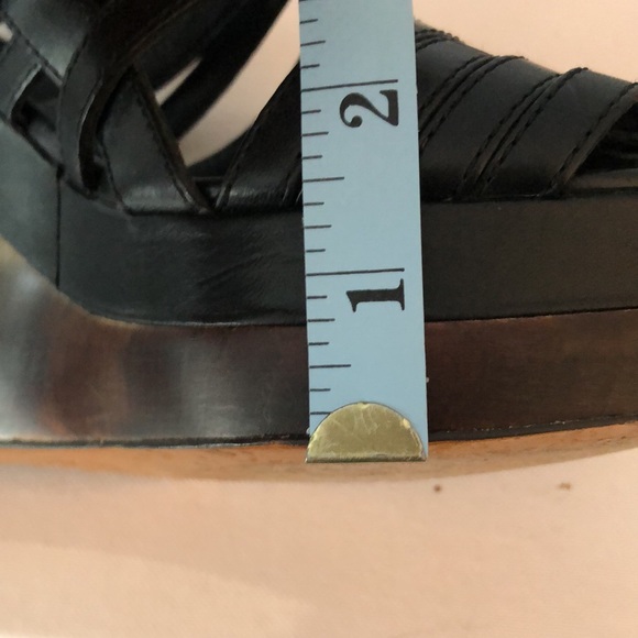 Coach Gladiator style wooden wedge sandals - Picture 9 of 9